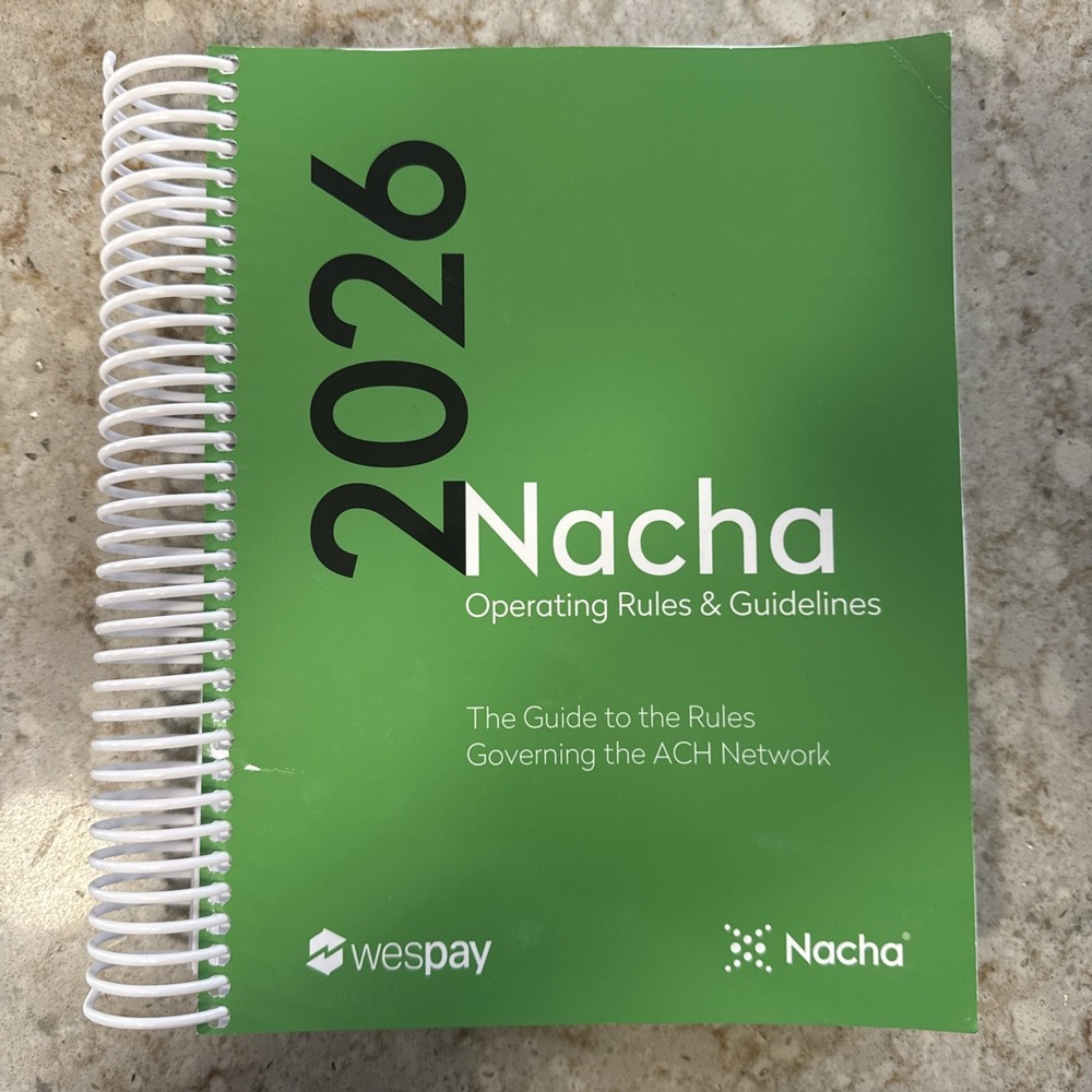 2026 Nacha Operating Rules & Guidelines - Spiral Bound